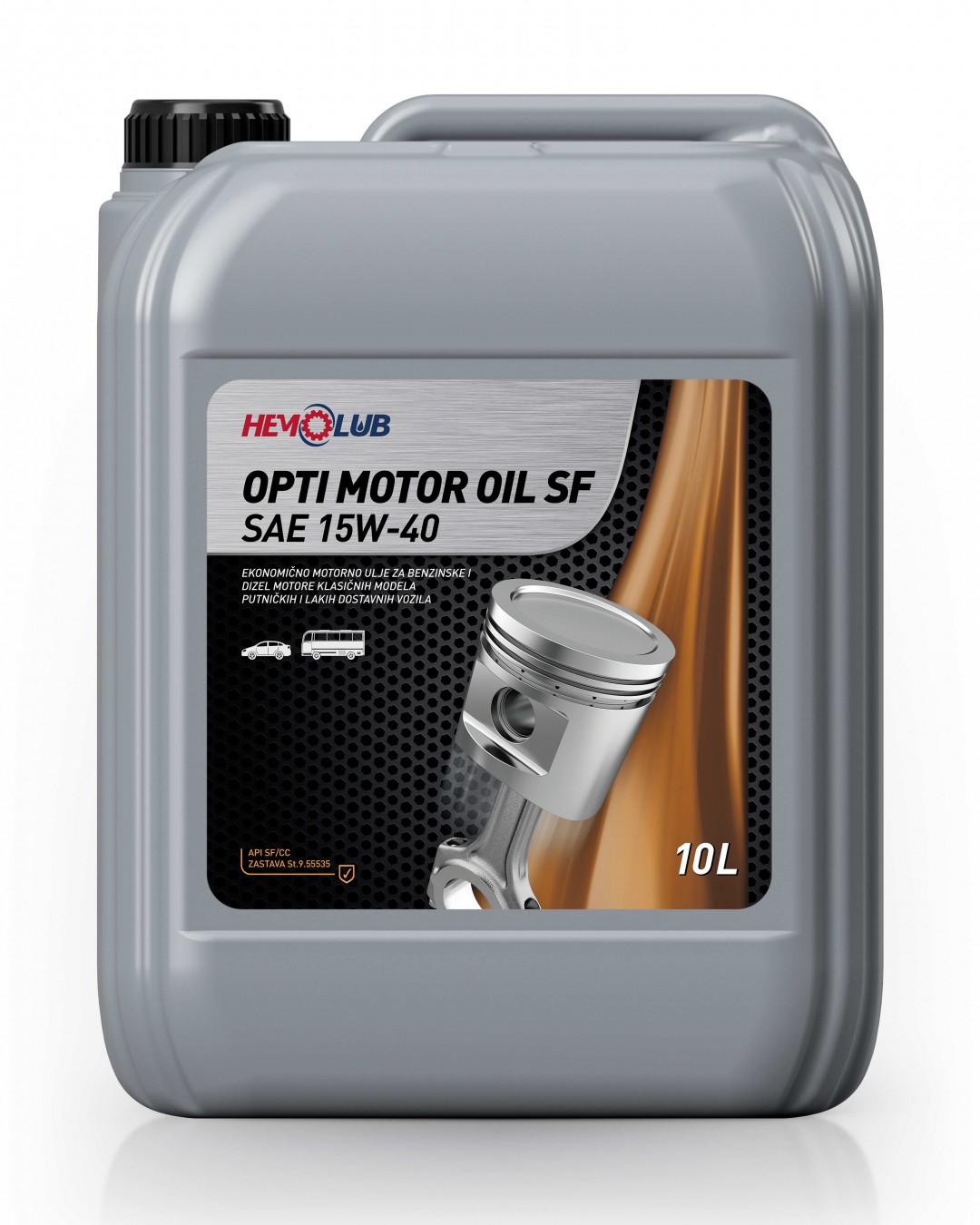 HEMOLUB OPTI MOTOR OIL SF SAE 15W-40